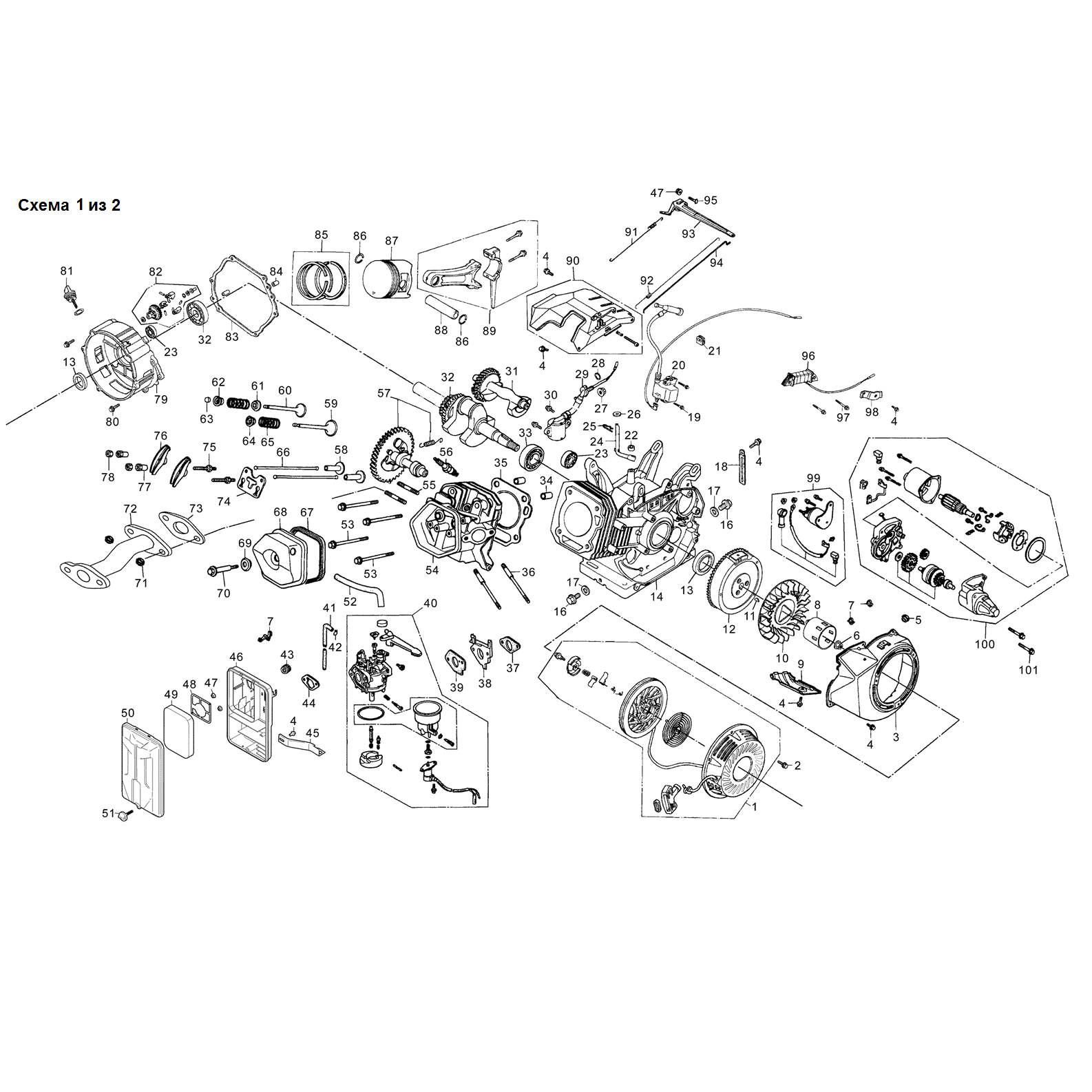 Генератор бензиновый СБ-7000Е